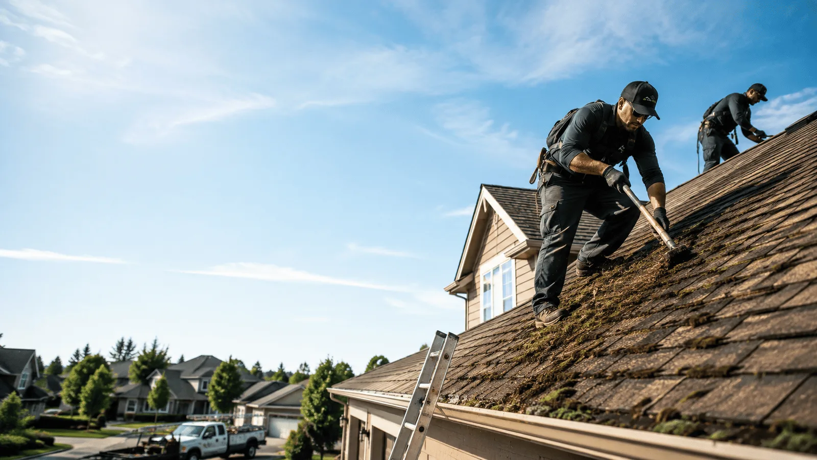Roof Moss Removal in Gray, PA near me